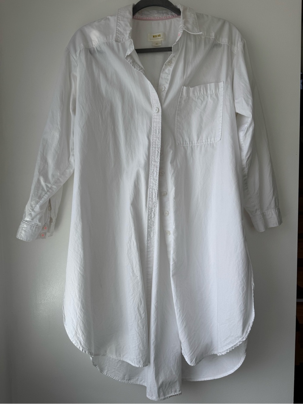 Anthropologie Maeve shirt tunic button down